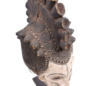 Mask - Wood - Agbogho Mmwo - Igbo / Ibo - Nigeria