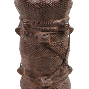 Tukula box - Wood - Kuba - Congo DRC