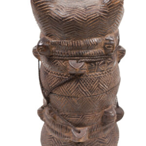 Tukula box - Wood - Kuba - Congo DRC