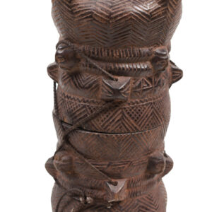 Tukula box - Wood - Kuba - Congo DRC