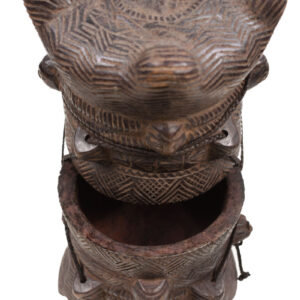 Tukula box - Wood - Kuba - Congo DRC