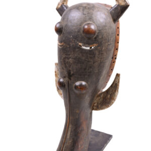 Warthog mask - Wood - Ligbi - Ivory Coast