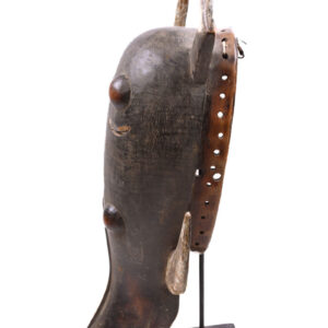 Warthog mask - Wood - Ligbi - Ivory Coast