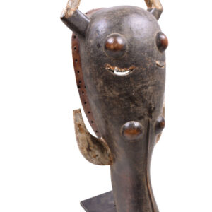 Warthog mask - Wood - Ligbi - Ivory Coast