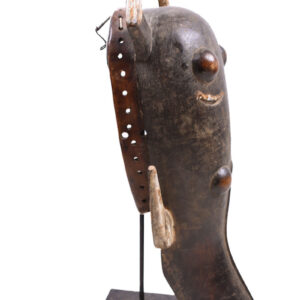 Warthog mask - Wood - Ligbi - Ivory Coast