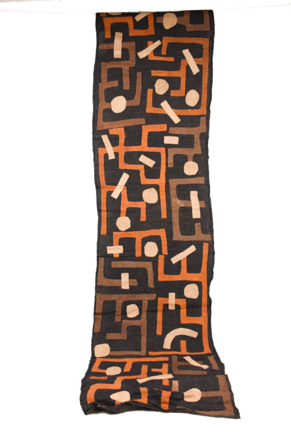 Textile - Cloth - Shoowa-Kuba - DR Congo 260 cm