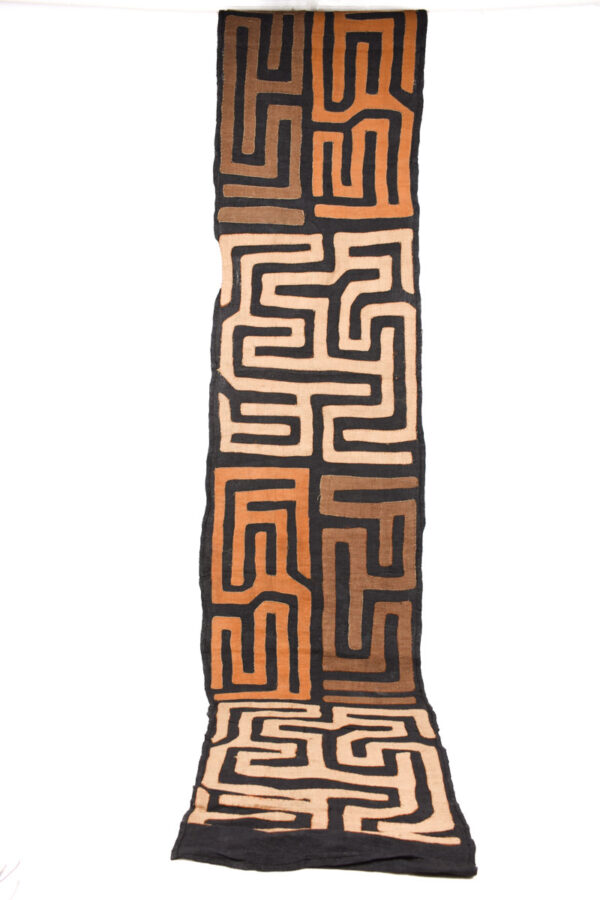 Textile - Cloth - Shoowa-Kuba - DR Congo 310 cm