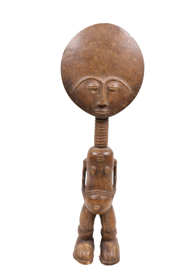 Fertility doll - Wood - Akuaba - Ashanti - Ghana