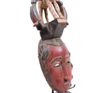 Dance mask - Wood - Yaure - Ivory Coast