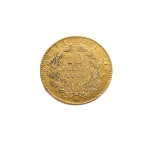 France 10 Francs 1868-A Napoleon III