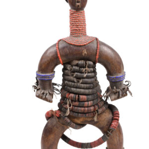 Fertility Doll - Beads, Wood - Namji - Cameroon