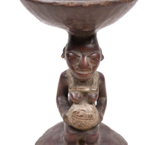 Divination bowl figure - Wood - Yoruba - Nigeria