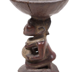 Divination bowl figure - Wood - Yoruba - Nigeria