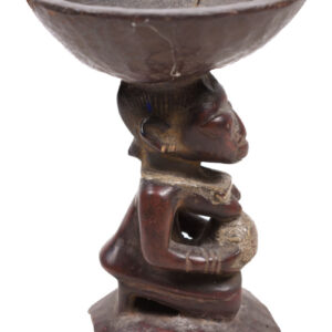 Divination bowl figure - Wood - Yoruba - Nigeria