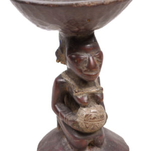 Divination bowl figure - Wood - Yoruba - Nigeria