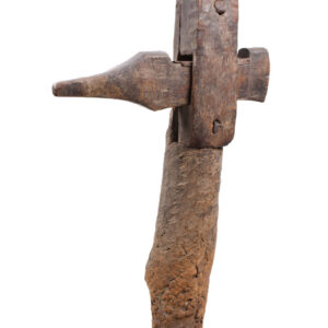 Door lock post - Wood - Bambara - Mali