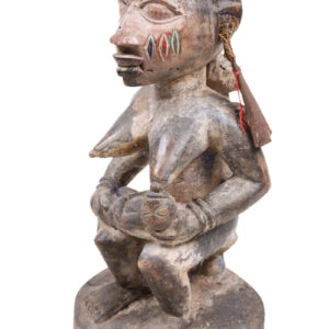 Maternity figure - Wood - Yoruba - Nigeria