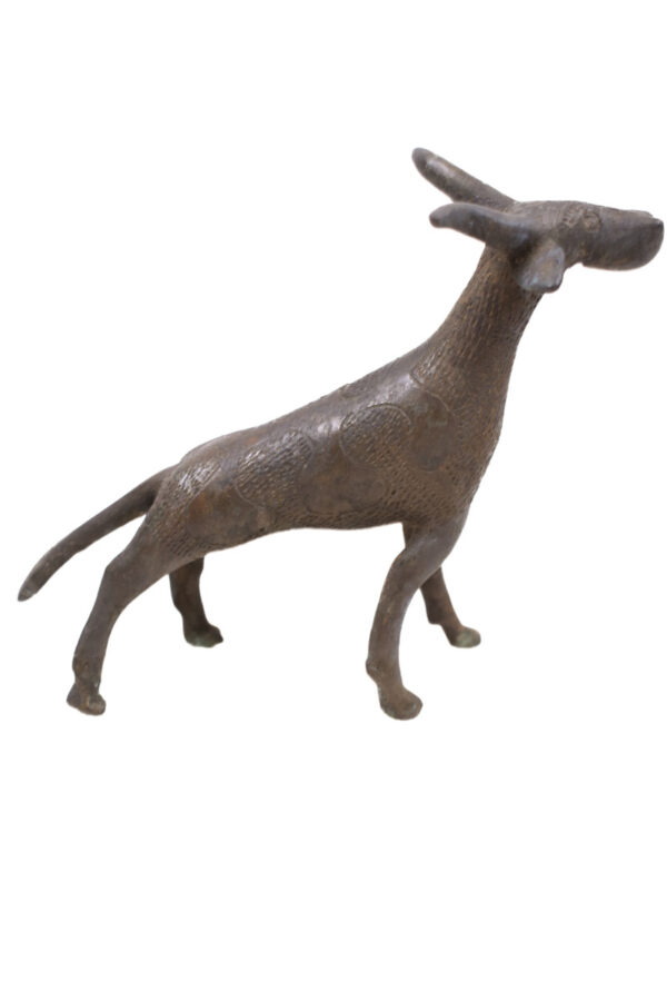 Antelope Figure - Bronze - Bobo - Burkina Faso