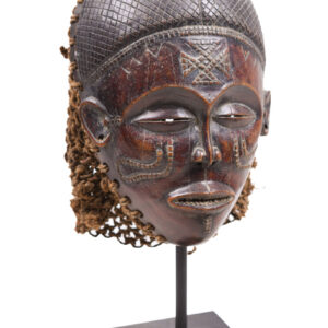 Mask - Wood, Rope - Mwana Pwo - Chokwe - DR Congo