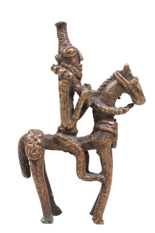 Equestrian Figure - Bronze - Dogon - Mali