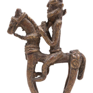 Equestrian Figure - Bronze - Dogon - Mali