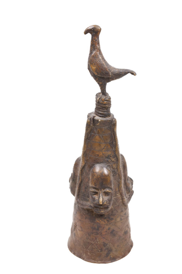 Messenger bell - Bronze - Benin