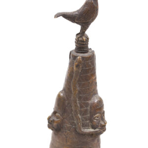 Messenger bell - Bronze - Benin