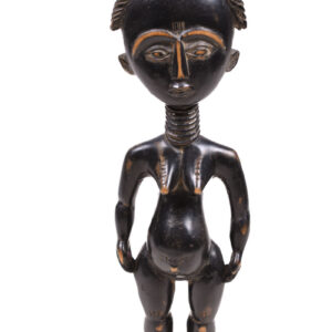 Ancestor figure - Wood - Anyi - Ivory Coast / Lagoon Region