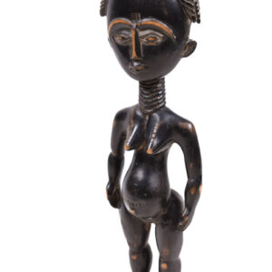 Ancestor figure - Wood - Anyi - Ivory Coast / Lagoon Region