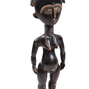 Ancestor figure - Wood - Anyi - Ivory Coast / Lagoon Region