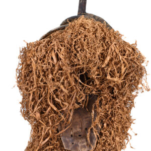 Initiation mask - Textile, Wood - Yaka - Congo