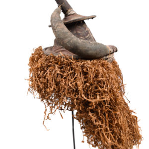 Initiation mask - Textile, Wood - Yaka - Congo