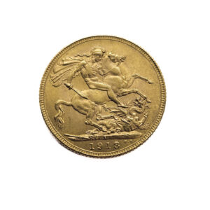 United Kingdom Sovereign 1918-I Bombay mint - George V