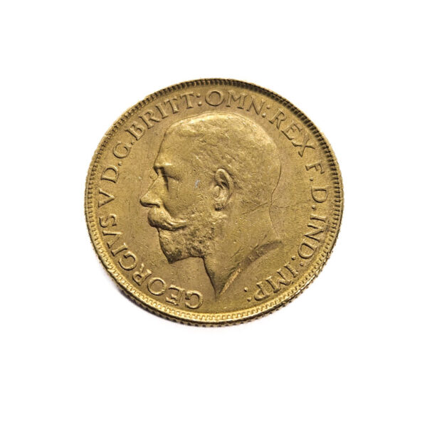 United Kingdom Sovereign 1918-I Bombay mint - George V