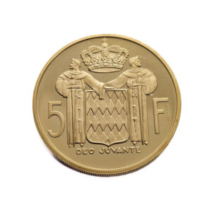 Monaco 5 Francs 1966 Rainier III Essai