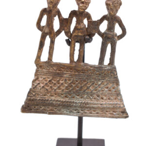 Triple Figure Pendant - Bronze - Senufo - Ivory Coast