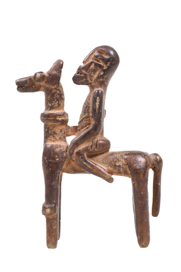 Equestrian Figure - Bronze - Dogon - Mali