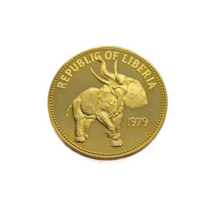 Liberia 100 Dollars 1979 Elephant