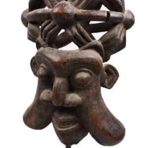 Helmet mask - Wood - Bamun - Grassland of Cameroon